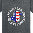 thumbnail image 4 of Inktastic My Grandpa is a Veteran Military Family Youth T-Shirt, 4 of 5