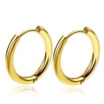 thumbnail image 2 of Pendientes de bobina redonda de acero inoxidable Pendientes de bobina para hombre Pendientes Pendientes(Compre 2 y ahorre 10%), 2 of 5