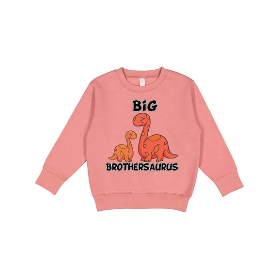Inktastic Big Brothersaurus with Cute Sibling Dinosaurs Toddler Sweatshirt