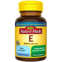 Nature Made dl-Alpha Vitamin E 400 IU Softgels 100 ea (Pack of 2)