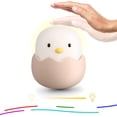 thumbnail image 3 of Kids Night Light - Baby Chick Chicken Night Light - USB Rechargeable LED Silicon, 3 of 5