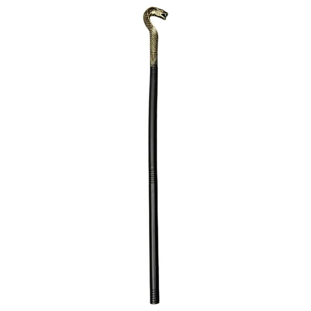 Bastón de paseo Sceptre Disfraz Accesorio para fiesta temática de carnaval Cosplay Halloween Bastón de paseo con diseño de cabeza de serpiente