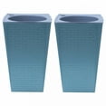 thumbnail image 4 of ACDANC 2026 New Tall Planters Set of 2, Outdoor Indoor Planter Pots, Self Watering Planters, Modern Flower Pot Containers, Tall Square Planter Box, Plastic Pots for Decorative Flower Tree Plant, 4 of 5