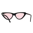 thumbnail image 4 of Pop Color Retro Vintage Style Cat Eye Womens Plastic Sunglasses Pink, 4 of 4