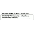 Thumann's Mozzarella Cheese, DeliSliced, Refrigerated