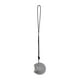 thumbnail image 4 of Estuche para colgar en el cuello de cuero artificial, portátil, mini, desmontable, con correa para auriculares. gris, 4 of 8