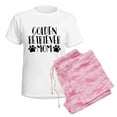 thumbnail image 6 of CafePress - Golden Retriever Mom Women's Light Pajamas - Women's Short Sleeve Print T-Shirt and Pants Light Cotton Pajama Set, 6 of 7