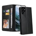 thumbnail image 4 of For Samsung Galaxy S22/S22+/S22 Ultra Cover,Shockproof Luxury Magnetic Leather Wallet Case，Card Holder Stand Case Cover, 4 of 5