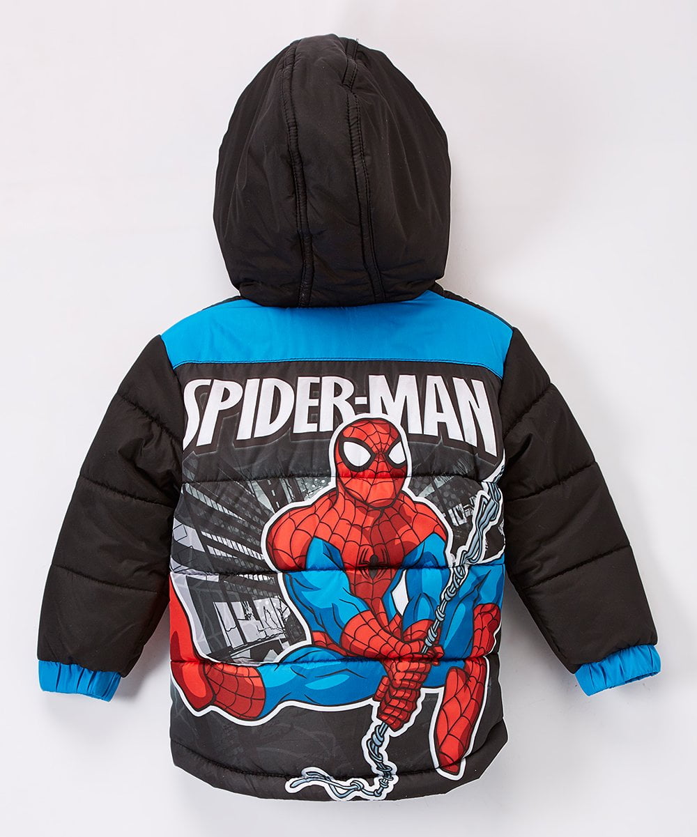 Spider Man Baby And Toddler Boys Hooded Puffer Coat Sizes 55 OFF