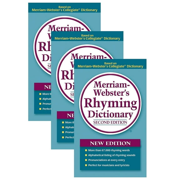 Merriam-Webster's Rhyming Dictionary Pack of 3 MW-8540-3