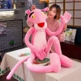 thumbnail image 3 of Muñeco de peluche rosa de Disney de 60 cm a 180 cm, bonito animal de peluche de leopardo de dibujos animados, juguete para bebé, muñeco de peluche suave Kawaii, regalo de Navidad, 3 of 5