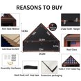 thumbnail image 4 of Burial Flag Display Case Solid Wood- American Flag Display Case Fits a 5 X 9.5 Flag Folded Military Shadow Box with Felt Lining Holder for Pins Insignia Medals, Walnut, 4 of 6