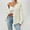 Beige, variant on AXXD Basic Summer Tops for Women 2024 2024 Trendy Casual Long Sleeve Pocket Turndown Collar Button Shirt Tops