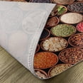 thumbnail image 5 of Ambesonne Retro Place Mats Set of 4, Colorful Herbs Spices, Standard Size, Multicolor, 5 of 6