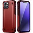 thumbnail image 1 of Funda para iPhone 14, doble capa de protección, a prueba de golpes, protección para pantalla y cámara., 1 of 5