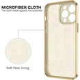 thumbnail image 5 of iPhone 14 Pro Max Case, iPhone 14 Pro Max Cover for Women, Ultra Slim Ring Kickstand Magnetic Car Mount Supported Electroplated Shockproof Case for iPhone 14 Pro Max 6.7" - White, 5 of 18