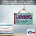 thumbnail image 2 of CounterArt "Nana Live Love Spoil" Hanging Wood Wall Sign 9.5” by 5.75”, 2 of 7