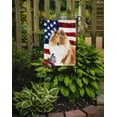 thumbnail image 2 of Carolines Treasures CK1719GF Patriotic USA Rough Collie Garden Size Flag, 2 of 3