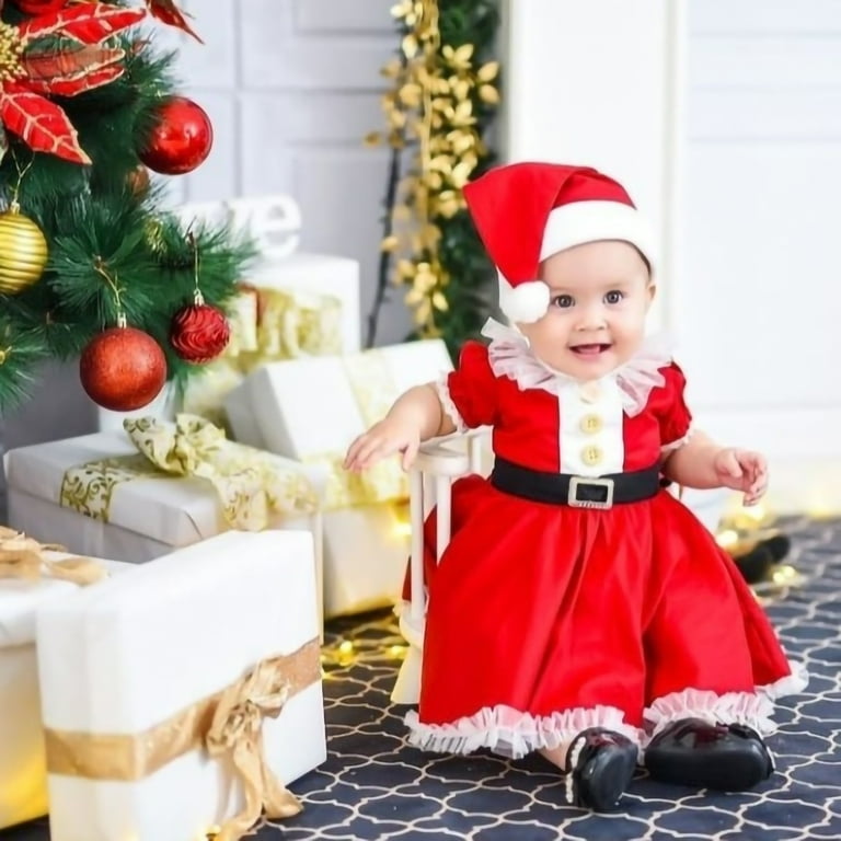 Santa baby hotsell outfit baby girl
