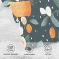 thumbnail image 5 of Yayeee 100% Cotton Hand Towels for Bathroom 16" x 28" Soft Absorbent Kitchen Towel, Green Oranges, 5 of 7