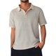thumbnail image 1 of Camisa texturizada de verano para hombre - Versátil para llevar al aire libre o en casa - Lavable a máquina, 1 of 3