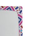 thumbnail image 2 of Ambesonne Ethnic Fitted Sheet, Hand Drawn Mayan Sripes, Twin XL Size, Fuchsia Indigo Burgundy, 2 of 2