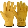 thumbnail image 3 of Guantes de Trabajo de Cuero Amarillos - (S) Vhermosa HMHZ1330-1, 3 of 3