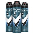 thumbnail image 1 of Desodorante en aerosol Degree Men, negro y blanco, 110 ml, paquete de 3, 1 of 9