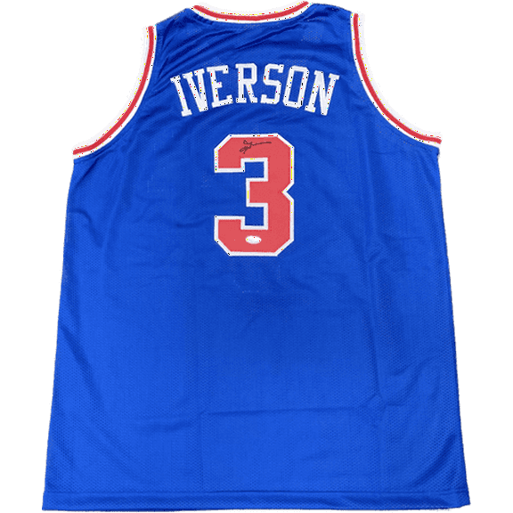 Pre-Owned Allen Iverson signed Jersey PSA/DNA Philadelphia 76ers Autographed