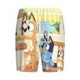 thumbnail image 2 of Lsque Bluey Mens Sleep Pajama Shorts,Short Pajama Pants, Cotton Ultra-Soft Knit-Small, 2 of 9