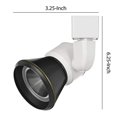 thumbnail image 5 of Benjara BM220631 10W Integrated Cone Head LED Metal Track Fixture, White & Black, 5 of 5