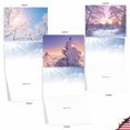 thumbnail image 5 of 20 Merry Christmas Cards Assorted (10 Designs, 2 Each) - Christmas Sunrise Christmas Thank You (4" x 5.12") AM6655XTG-B2x10, 5 of 6