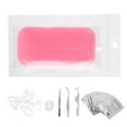 thumbnail image 3 of Pinzas de extensión de pestañas, juego de pestañas de injerto profesional herramienta de extensión de pestañas almohadillas para ojos rendimiento finamente ajustado, 3 of 9