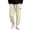 BC29_Beige, variant on Corduroy Drawstring Sweatpants for Men Casual Joggers Relaxed Fit Pants Fall Winter Elastic Waist Cuffed Ankle Trousers Black 3XL