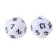thumbnail image 3 of 10 dados acrílicos opacos D16 de 16 caras y 14 mm para juegos de rol. Blanco, 3 of 7