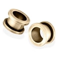 thumbnail image 1 of Pair Of Screw-Fit Gun Metal Tunnels,Gauge (Thickness):1/2" (12Mm), 1 of 1