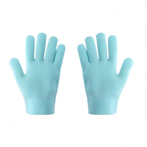 RAGUPEL Gel Gloves Moisturizing Gloves SPA Beauty Gloves 2Pcs Moisturizing Gloves Anti-chapping Soften Cuticle Gel Lining Design Exfoliating for All Skin Types