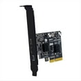 thumbnail image 1 of USB-C PCIE Card Type C PCI-Express to USB 3.2 10Gbps+DP1.4 PCI Express Expansion Card to USB3.2 Gen2 for Win/Linux, 1 of 8