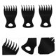 thumbnail image 5 of IDEANATEGRATE 6Ud Peine Barbería Negro Para Estilo Y Masaje Del Cuero Cabelludo Diario, 5 of 8