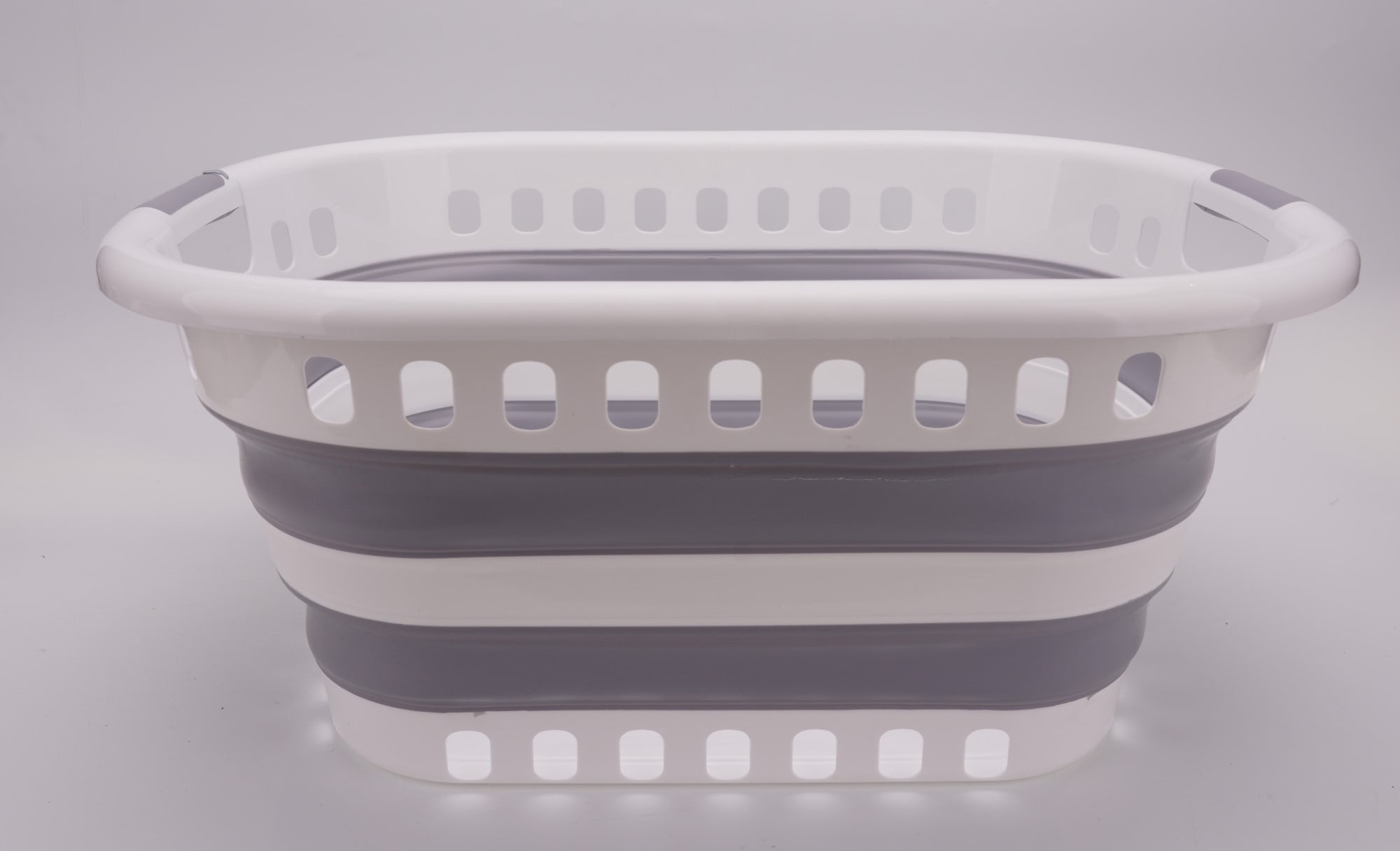 42L ( 11 Gallons)Collapsible Plastic Laundry Basket - Foldable Pop-Up Storage Hamper