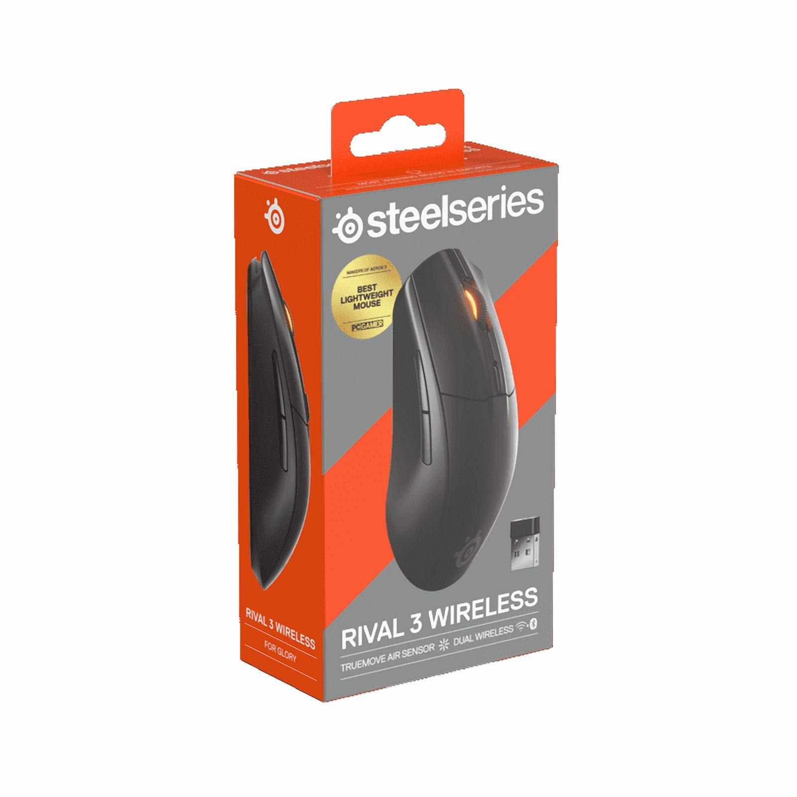SteelSeries Rival 3 Wireless Gen 2 Gaming Mouse — 2.4GHz and