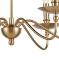thumbnail image 3 of Elk Home 25-Inch Wide Wellsley Chandelier, Traditional-Burnished Brass, 3 of 4