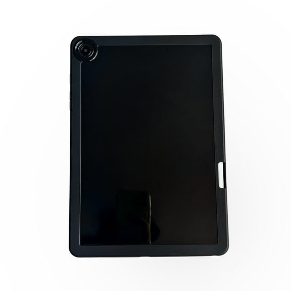 Slim Silicone Case for Samsung Galaxy Tab A9  11.0" 2023 SM-X210 / SM-X215 / SM-X216, Built-in Stylus Holder, Shockproof Drop Protective Skin-Friendly Kids Friendly Lightweight Case Cover, Black