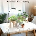 thumbnail image 3 of Lampes de Croissance pour Plantes d'Intérieur LED K à Spectre Complet Lampe de Plante LED avec Support Niveaux Réglables Lampe de Sol de Croissance H Minuterie &#Hauteur Réglable avec °Goosenec, 3 of 7