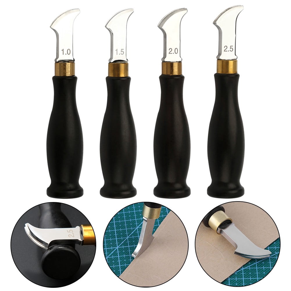 1PC Leather Edge Crimper Leather Craft Marking Edge Tool Shallow Groove Crimper