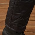 thumbnail image 6 of PXLKNZH Womens Puffer Pants Elastic High Waisted Straight Leg Quilted Pants Winter Warm Loose Casual Down Pants with Pockets Black,L, 6 of 8