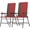 Red, variant on NeoNiches Folding Patio Chairs Set of 2 Padded High Back Armrests Red | Folding, 600D Oxford Fabric, Portable, Outdoor Camping Chair Set, Lawn, Deck, Garden, Backyard