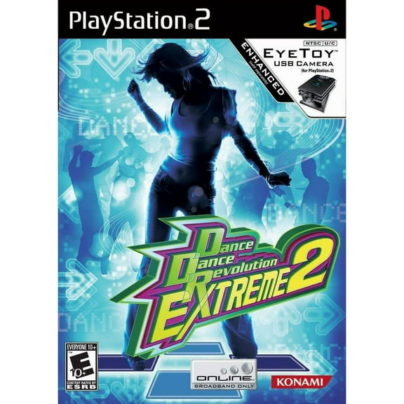 Dance Dance Revolution Extreme 2 - Sony PlayStation 2 PS2 Great Shape! Tested Working