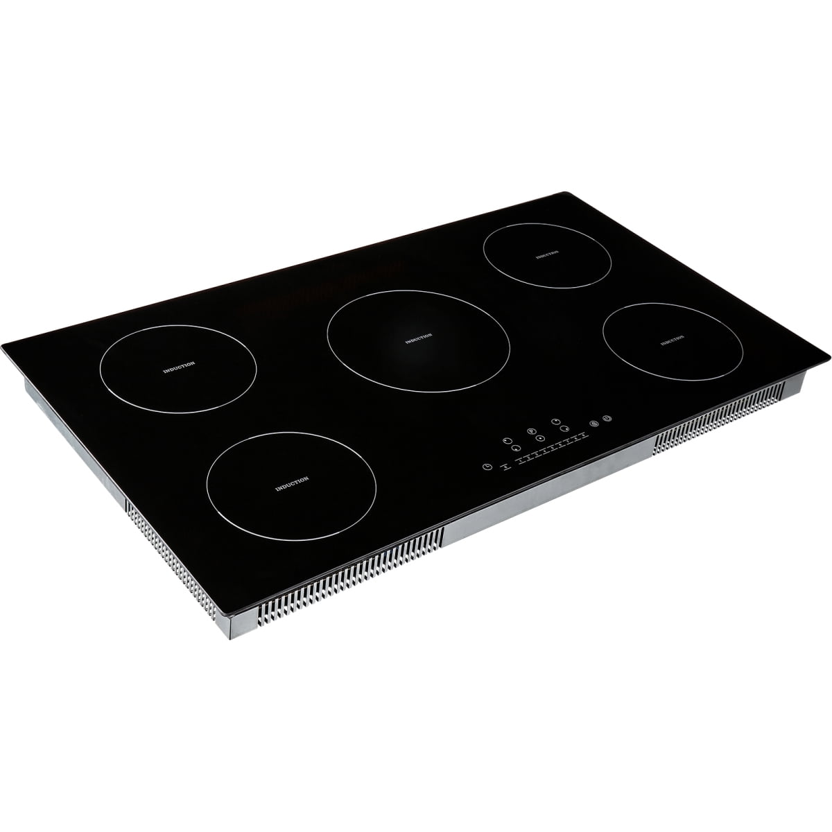 36 Inch Induction Cooktop 5 Burners Electric Stove Top 9200W Built-in Ceramic Cooktop with LED Touch Control Child Lock Safety