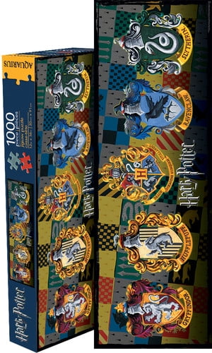 Aquarius Officially Licensed Harry Potter House Crests 1000-piece Jigsaw Puzzle 